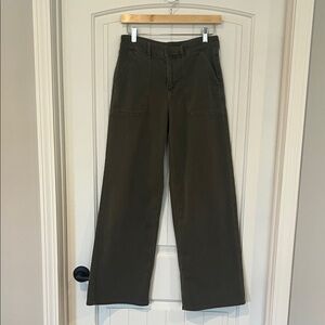 American Eagle Outfitters Dark Green Flare Pants
